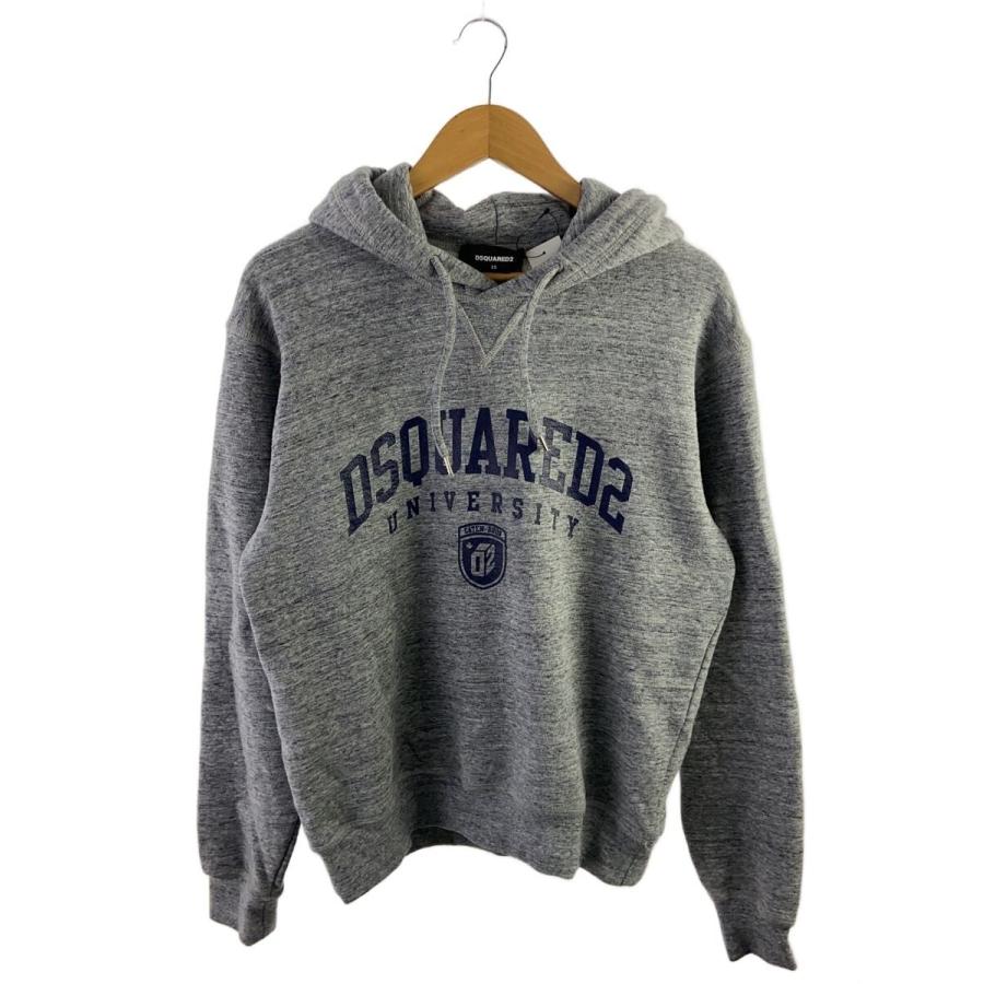 DSQUARED2◇COOL FIT HOODIE/パーカー/XS/コットン/GRY/S74GU0744 