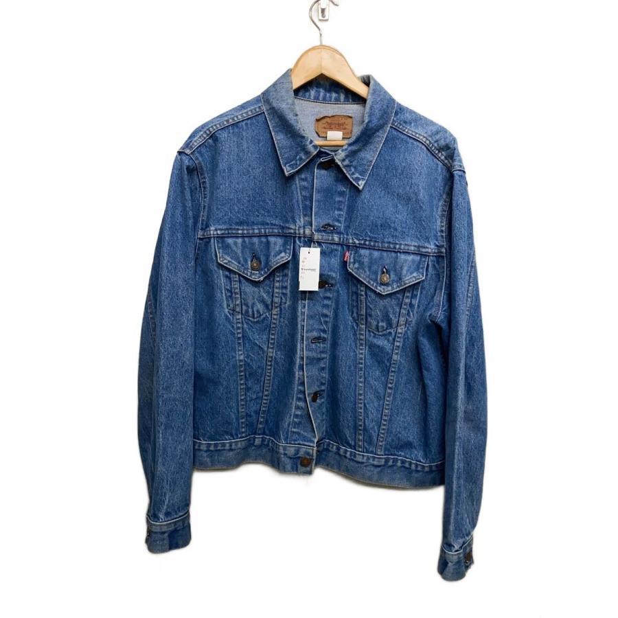 Levi's◇70505/4th/USA製/ケアタグ/刻印1/Gジャン/48/デニム/IDG/無地
