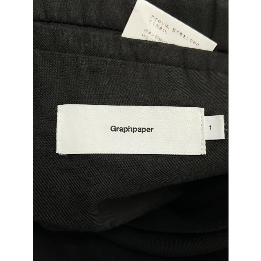 Graphpaper◇テーラードジャケット/1/ウール/BLK/無地/GM213-20104B