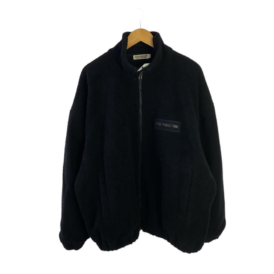 COOTIE◇WOOL BOA TRACK JACKET/XL/ウール/BLK// : セカンドストリート 