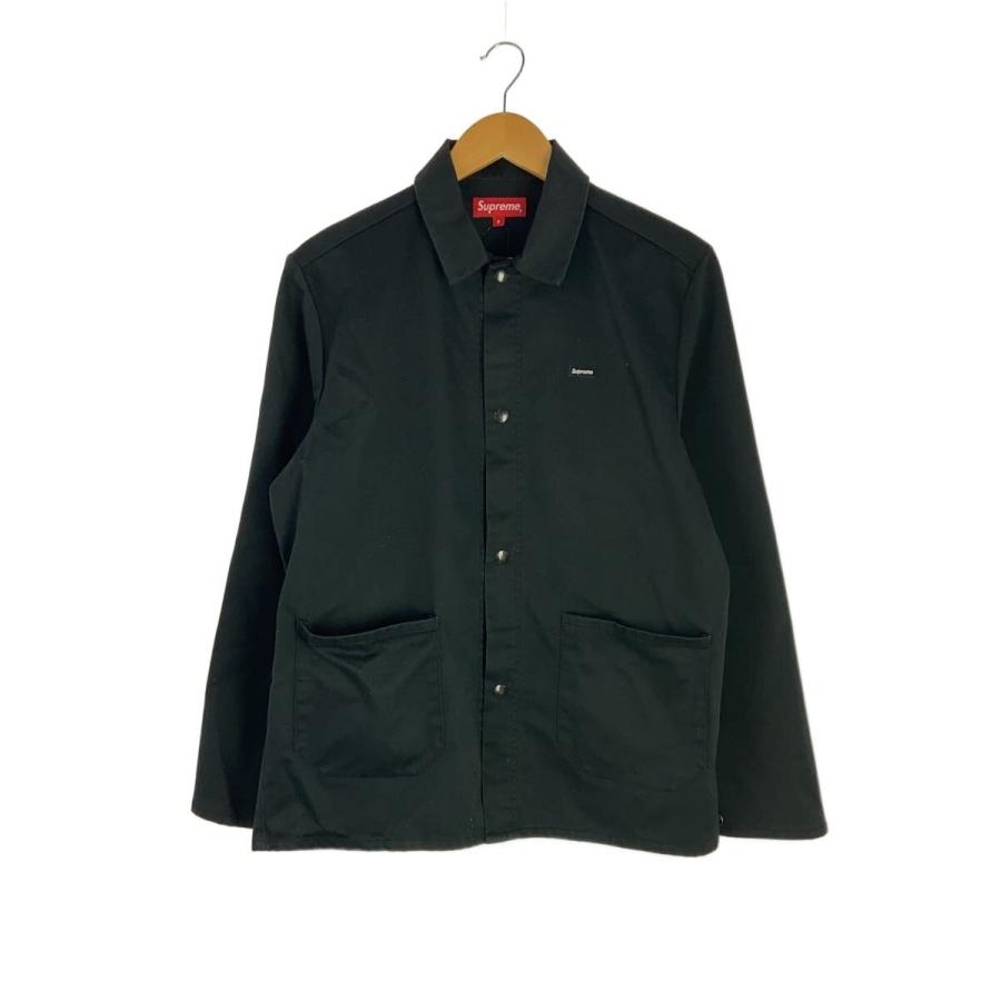Supreme◇Small Box Logo Shop Jacket/S/コットン/BLK/無地 : セカンド