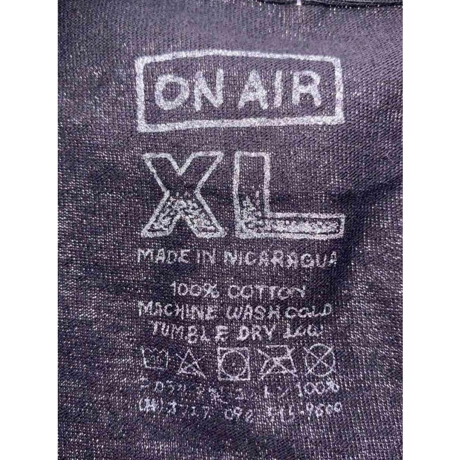 kyne◇kyne/2025S SL/ON AIR/Tシャツ/XL/コットン/BLK/プリント