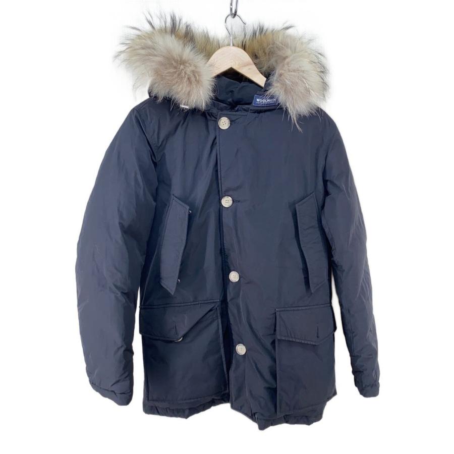 Woolrich◇ARCTIC PARKA/ダウンジャケット/M/ポリエステル/BLK/無地 
