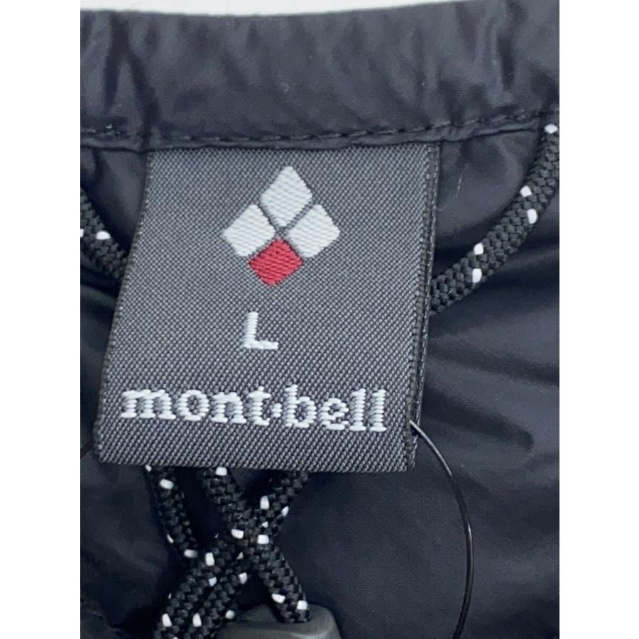 mont-bell◇スペリオダウン ラウンドネックベスト/L/ナイロン/BLK