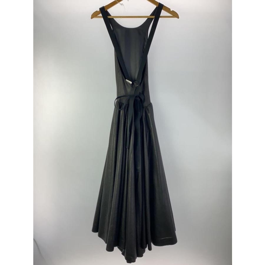 TELMA/Leather-like Apron Dress/36/ポリエステル/BLK/TLM51FH038//_1