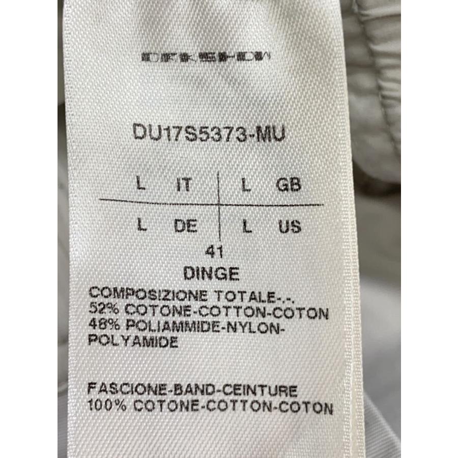 RICK OWENS DRKSHDW◇Low Crotch Crop Cotton Trousers/L/コットン/CRM