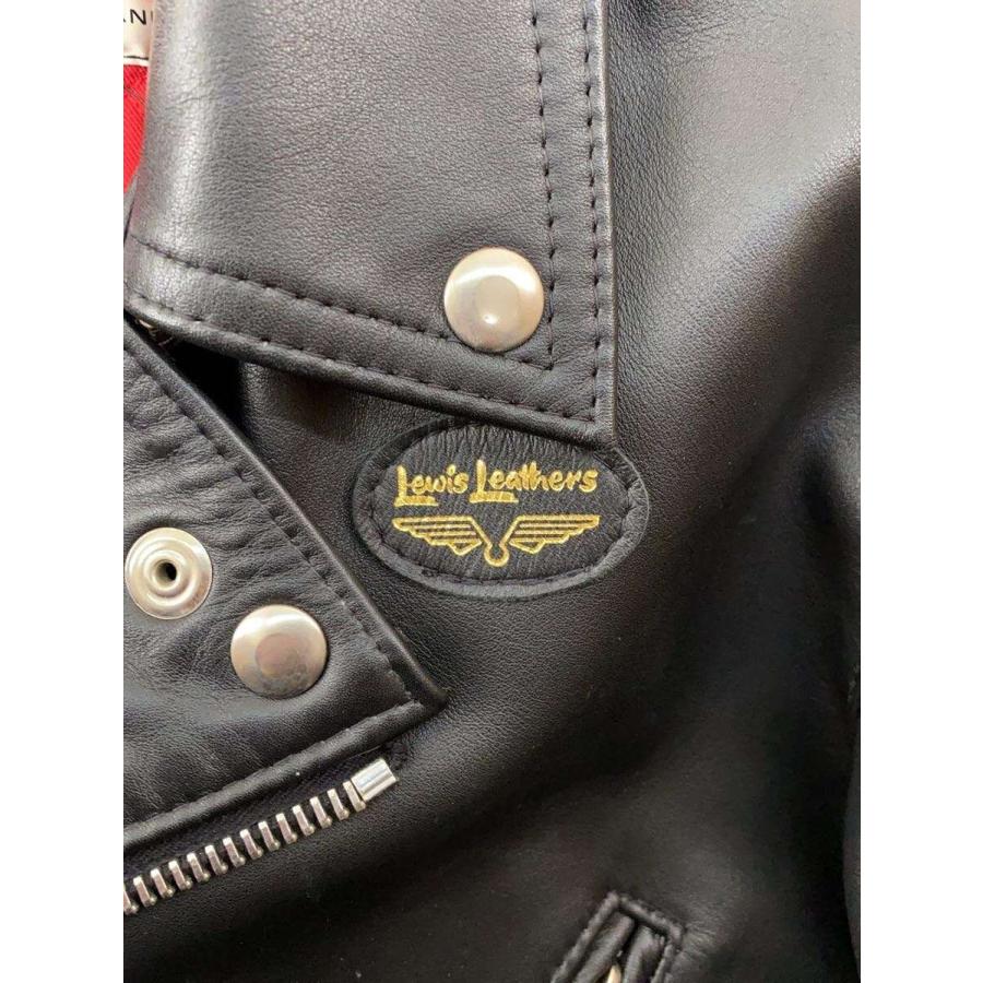 Lewis Leathers 38 ルイスレザー サイクロン ダブルライダース Lewis Leathers◇Cyclone/ダブルライダースジャケット/38/レザー/BLK