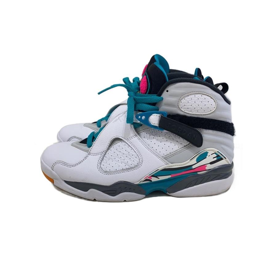 NIKE◇AIR JORDAN 8 RETRO/エアジョーダンレトロ/ホワイト/305381-113 