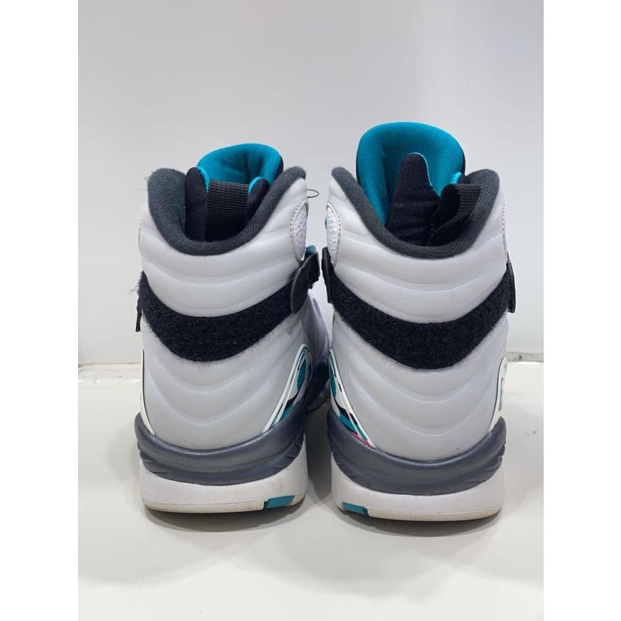 NIKE◇AIR JORDAN 8 RETRO/エアジョーダンレトロ/ホワイト/305381-113 