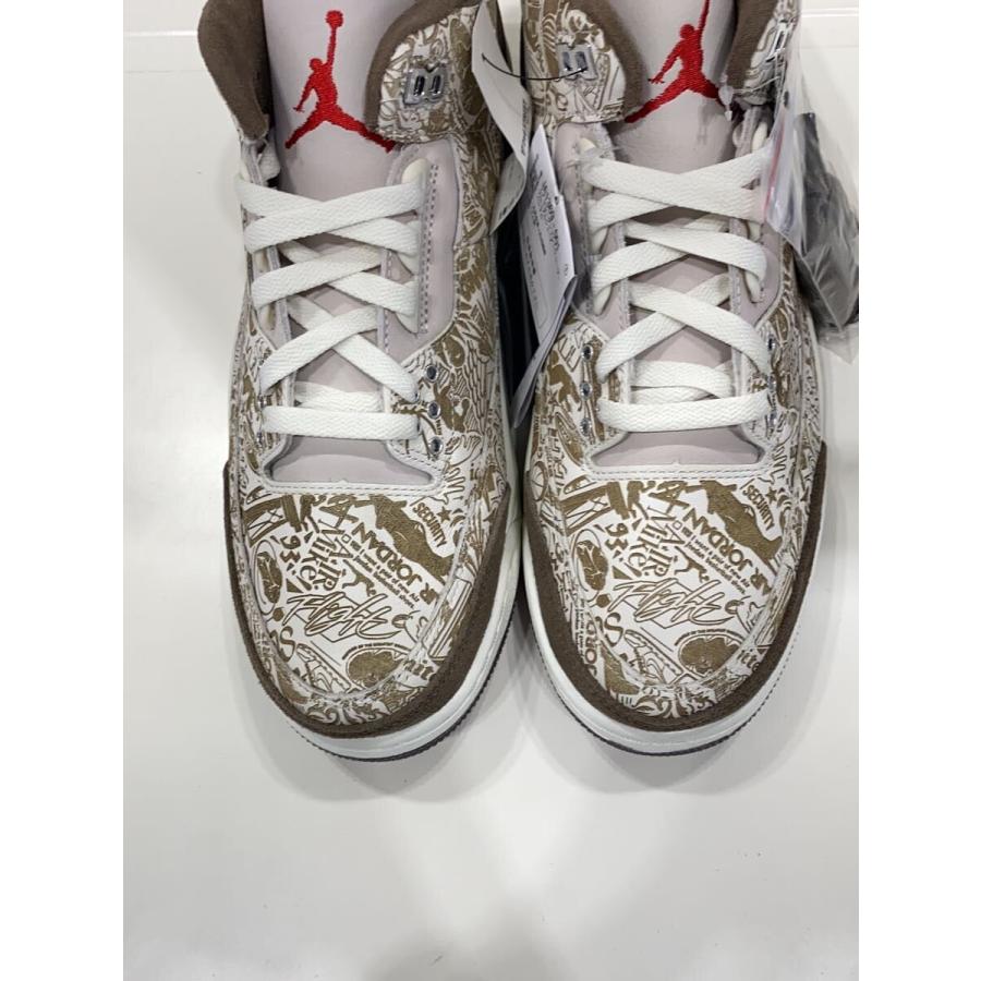 NIKE◇ハイカットスニーカー/28cm/WHT/JA1369-001/Air Jordan 3 Retro