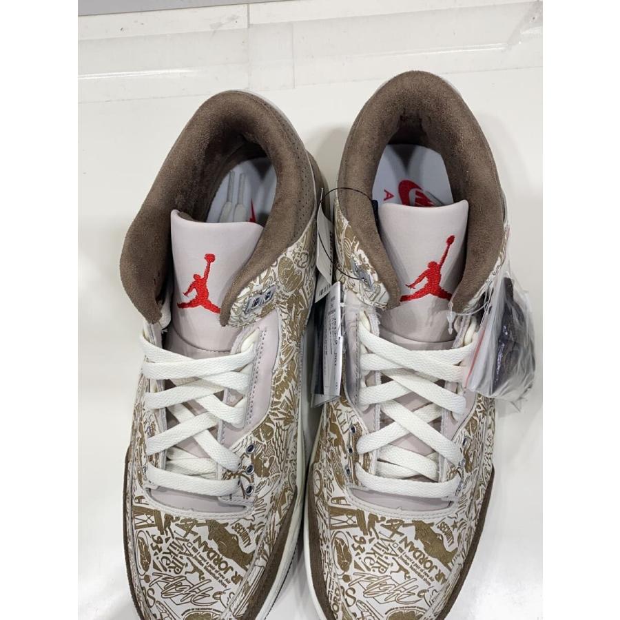 NIKE◇ハイカットスニーカー/28cm/WHT/JA1369-001/Air Jordan 3 Retro