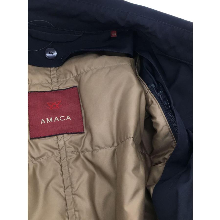 AMACA◆ダウンライナー付きステンカラーコート/40/コットン/ネイビー｜ssol-shopping｜07