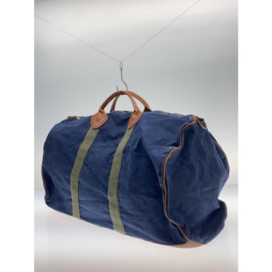 L.L.Bean◇80〜90s/ボストンバッグ/コットン/NVY// : セカンド