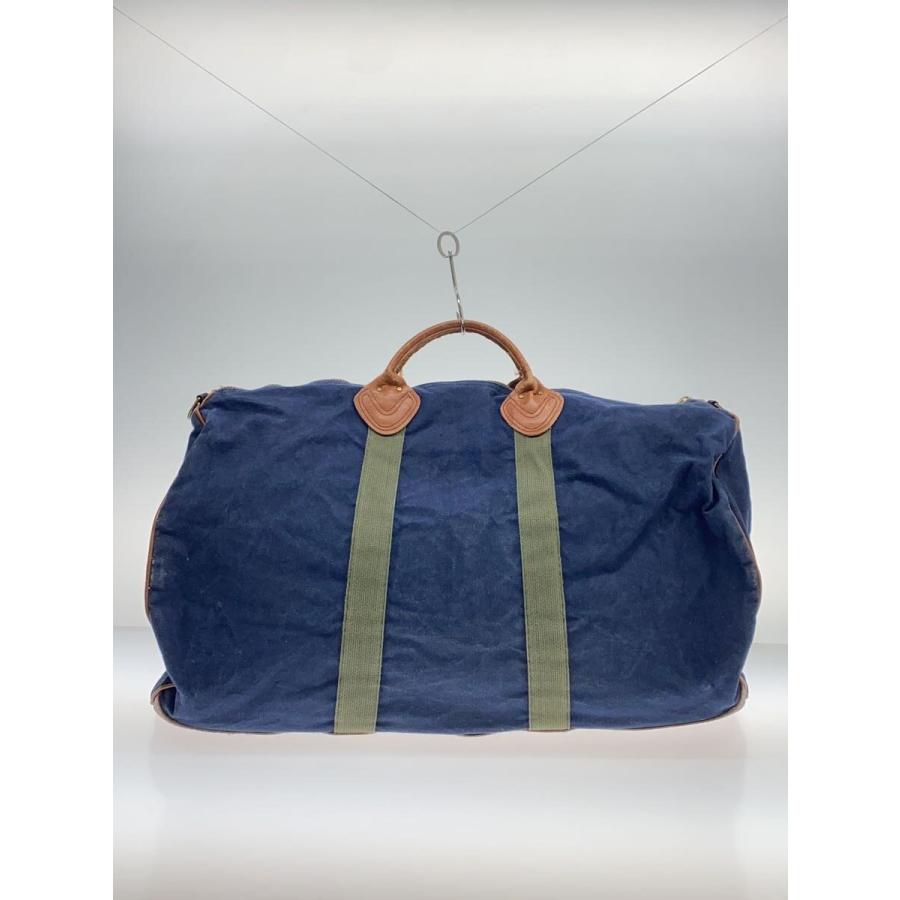 L.L.Bean◇80〜90s/ボストンバッグ/コットン/NVY// : セカンド