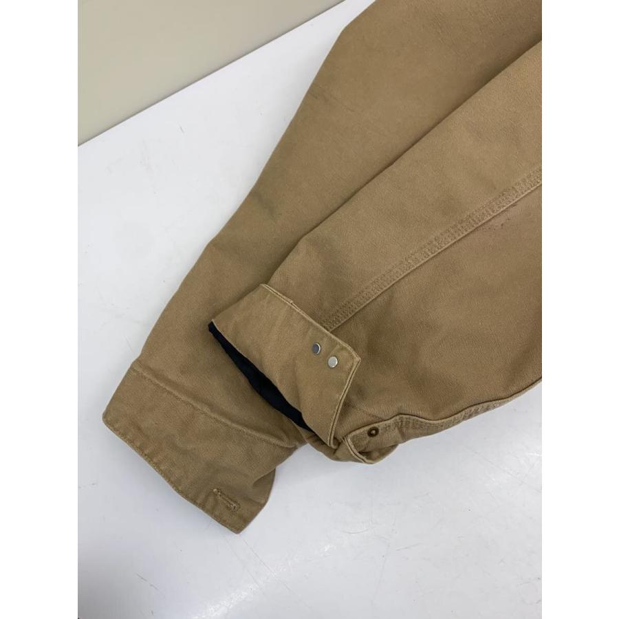 Carhartt◇USA製/ミシガンチョアコート/XL/コットン/BEG/無地
