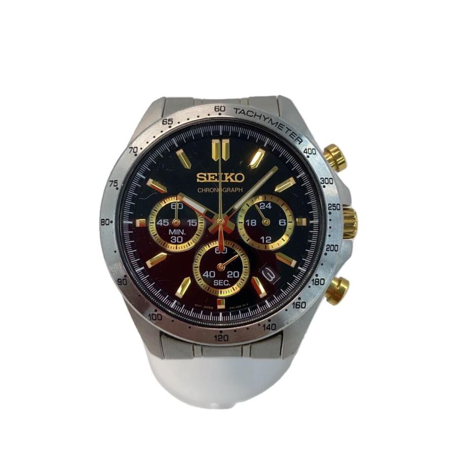 SEIKO◇クォーツ腕時計/アナログ/ステンレス/SLV/SLV/SS/SBTR015