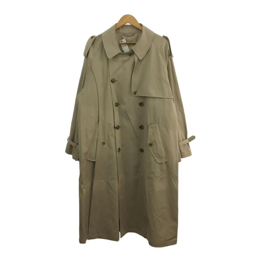 stein◇20SS/DOUBLE SHADE TRENCH COAT/トレンチコート/S/コットン/BEG