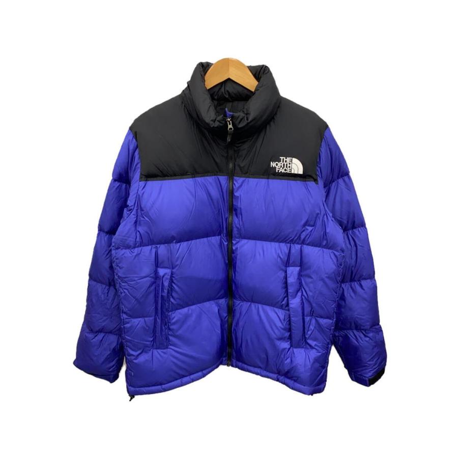 THE NORTH FACE◇ダウンジャケット/XXL/ナイロン/BLU/無地/ND92234/ザ