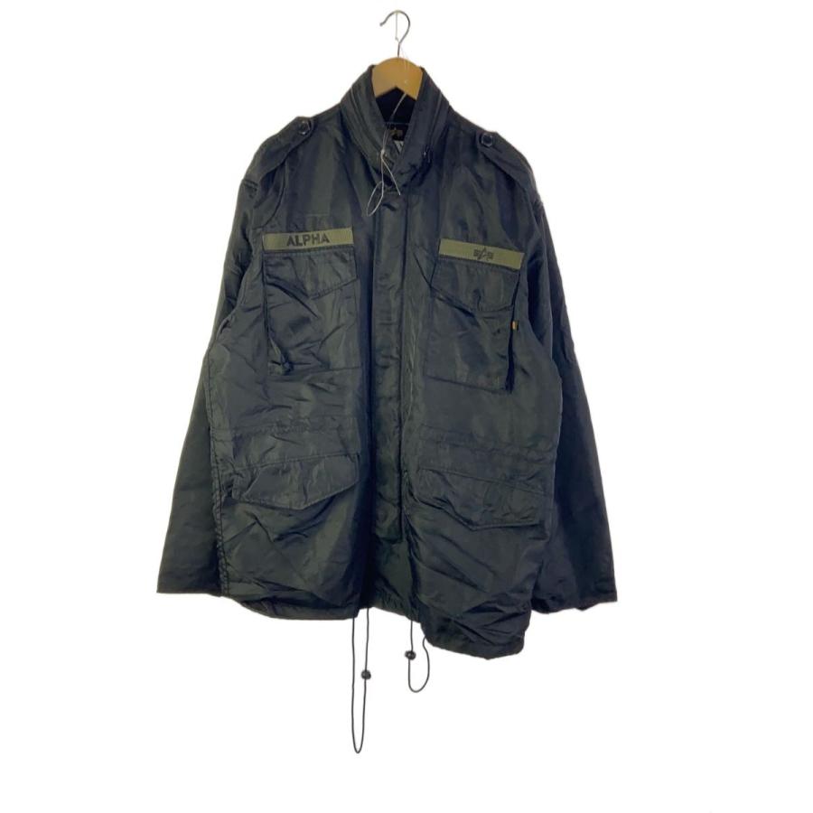 ALPHA INDUSTRIES◇ジャケット/L/ナイロン/BLK/M-65 : セカンド