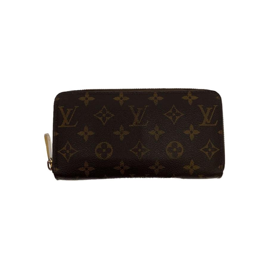 LOUIS VUITTON / ジッピー・ウォレット_モノグラム・スキー_BRW/PVC/BRW/レディース LOUIS VUITTON◇1)ジッピー・ウォレット_モノグラム・キャンバス/PVC