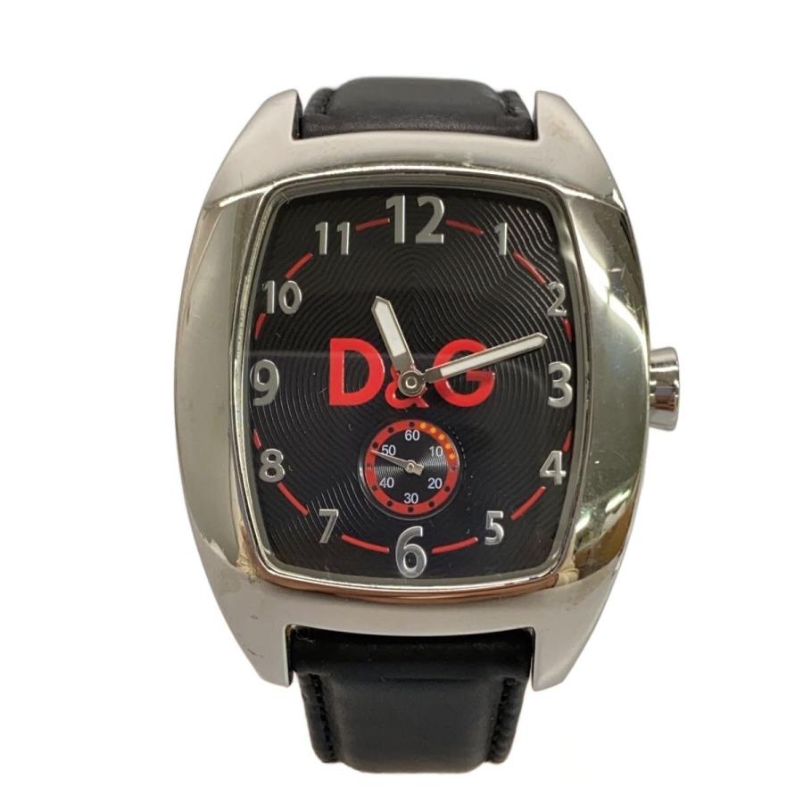 DOLCE&GABBANA◇腕時計/アナログ/レザー/BLK/BLK : セカンドストリート