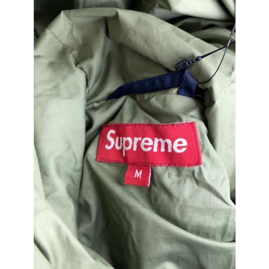 Supreme / Down Pullover Jacket/ダウンジャケット/M/ナイロン/NVY/無地 Supreme◇Down Pullover Jacket/ダウンジャケット/M/ナイロン/NVY/無地