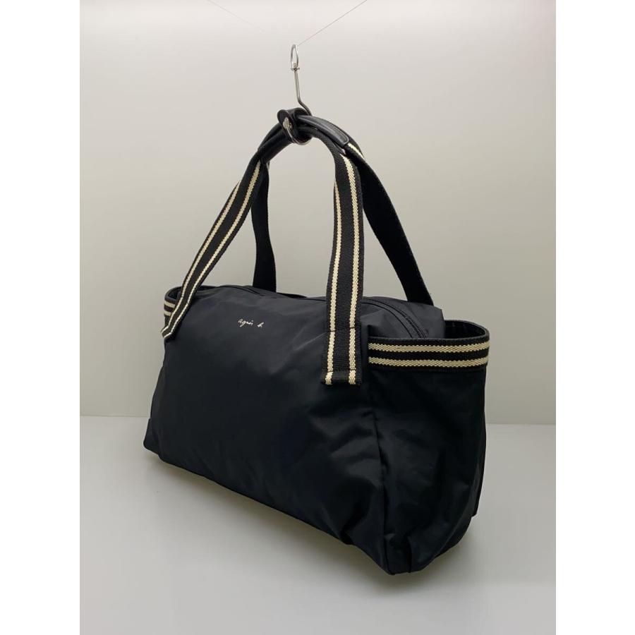 agnes b VOYAGE◇トートバッグ/ナイロン/BLK/無地 : セカンド agnes b VOYAGE◇トートバッグ/ナイロン/BLK/無地 : セカンド