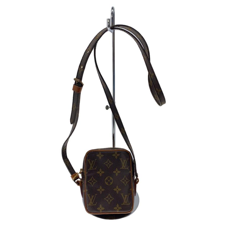 LOUIS VUITTON / 2)ダヌーブ_モノグラム・キャンバス/PVC/BRW LOUIS VUITTON◇ミニ・ダヌーブ_モノグラム・キャンバス/PVC/BRW