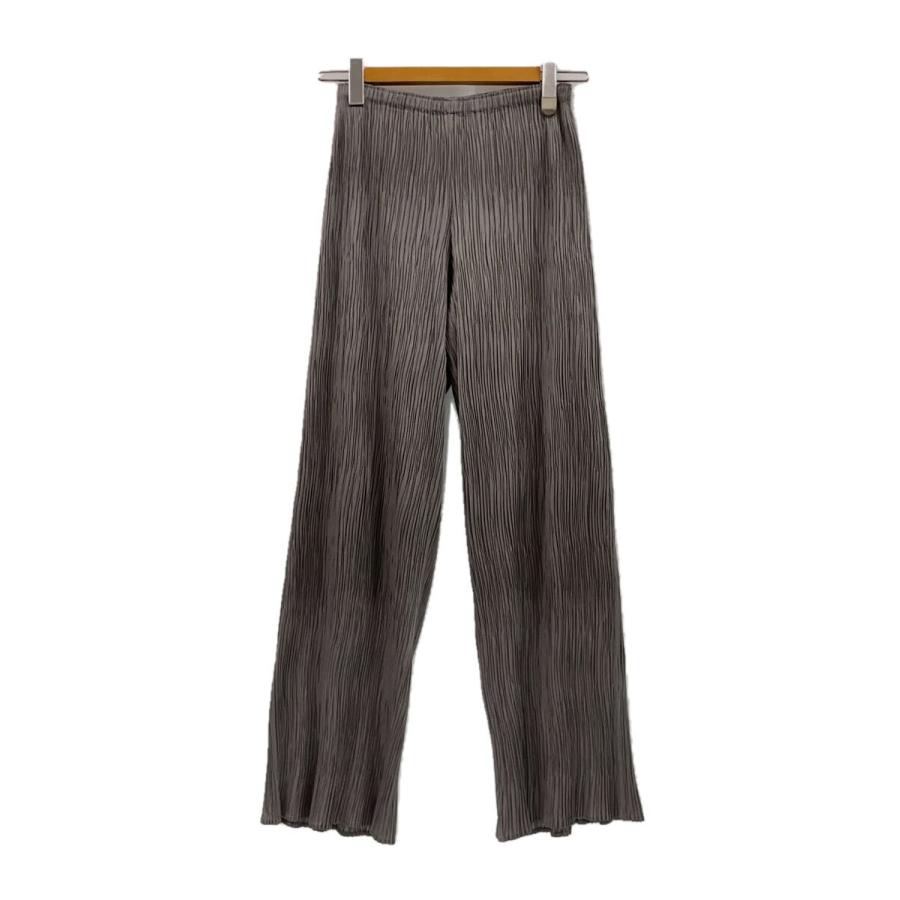 PLEATS PLEASE ISSEY MIYAKE◇ボトム/2/ポリエステル/GRY/無地/PP61