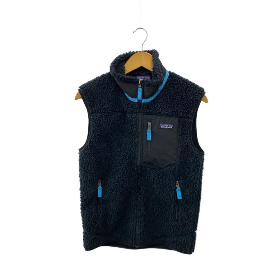 patagonia◇Classic Retro-X Vest/フリースベスト/XS/ポリエステル/BLK 
