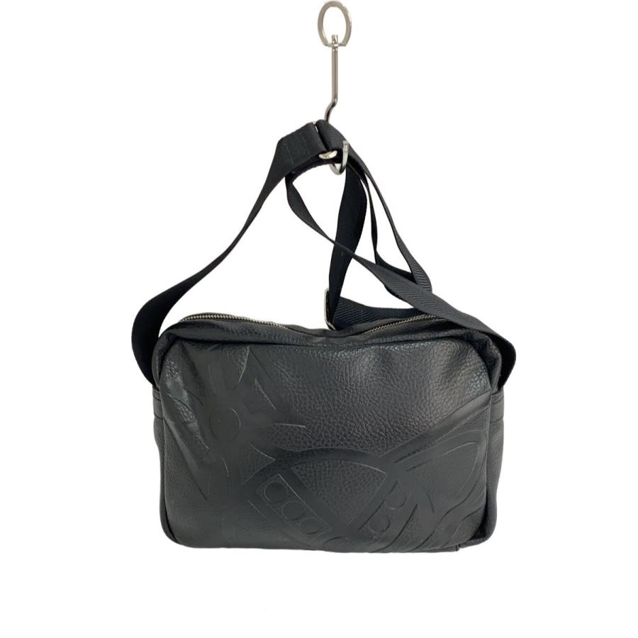 極美品✨ ヴィヴィアンウエストウッド ハミルトン ショルダーバッグ レザー 黒 Vivienne Westwood◇ハミルトン/横型/ショルダーバッグ/レザー/BLK