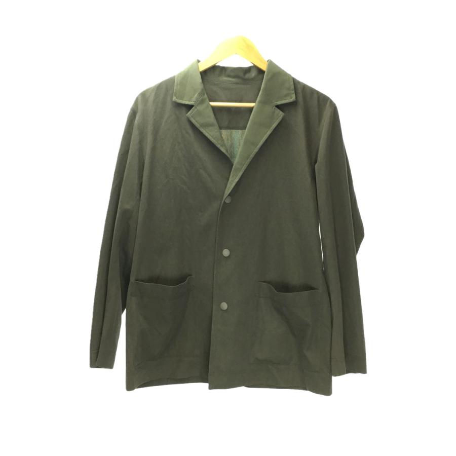 HOMME PLISSE ISSEY MIYAKE◇テーラードジャケット/コットン/KHK