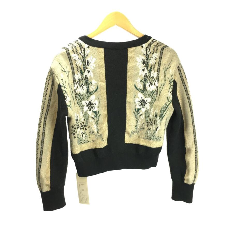 MURRAL Framed flower knit cardiga- MURRAL Framed flower knit cardiga-