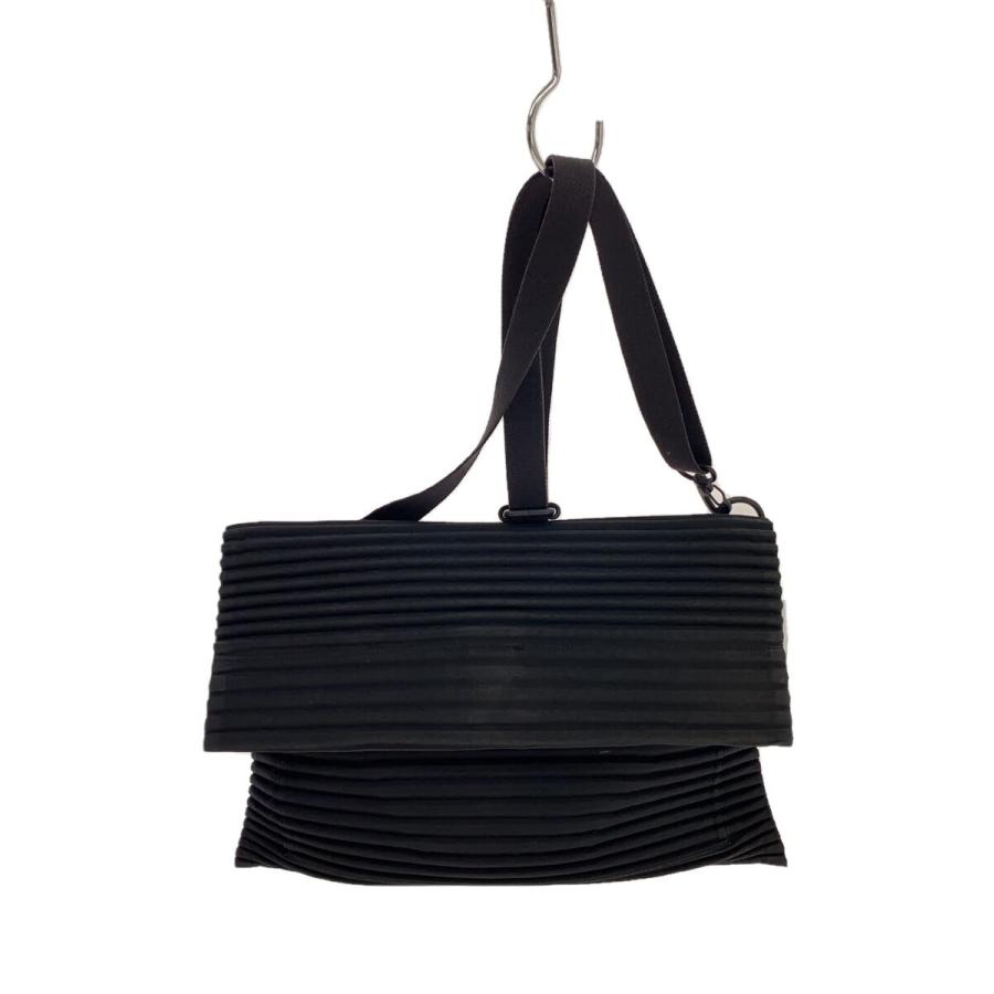 HOMME PLISSE ISSEY MIYAKE◇ショルダーバッグ/--/BLK/HP93AG512 HOMME PLISSE ISSEY MIYAKE◇ショルダーバッグ/--/BLK/HP93AG512