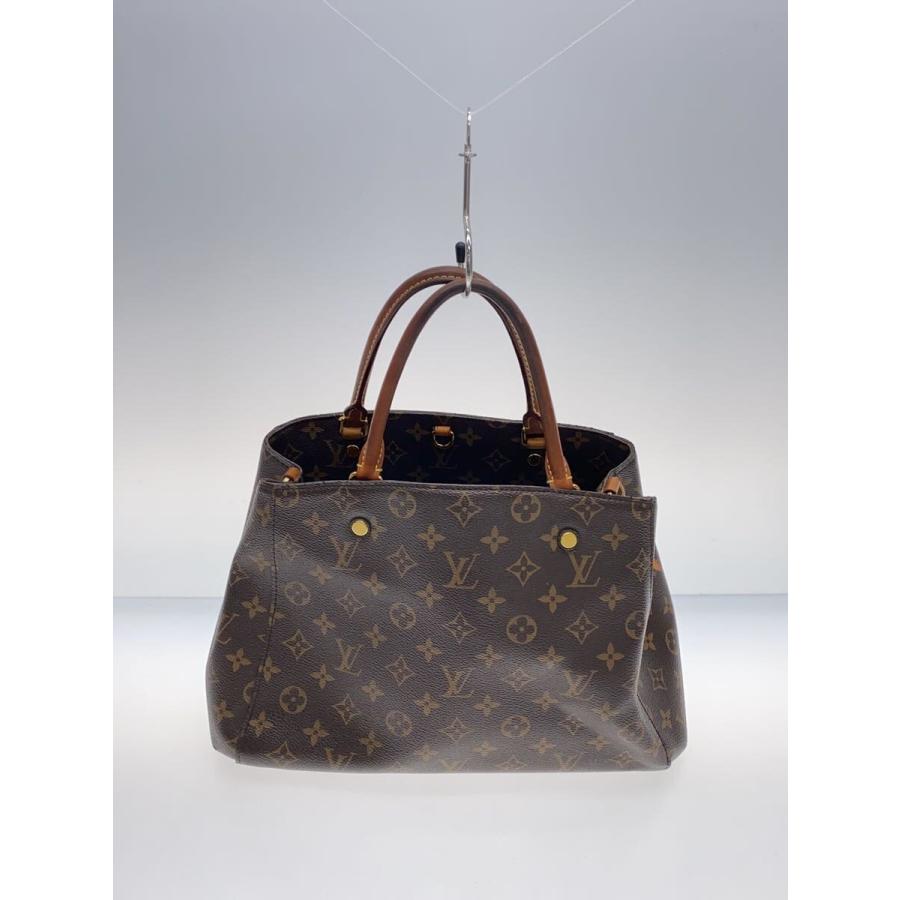 LOUIS VUITTON◆モンテーニュMM_モノグラム・キャンバス_BRW/PVC/BRW_2