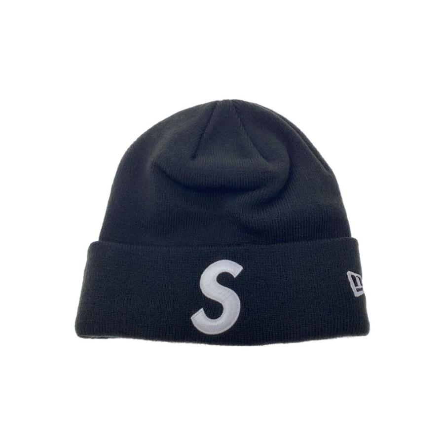 Supreme◇S Logo Beanie/ニットキャップ/FREE/BLK/メンズ/G2908072024