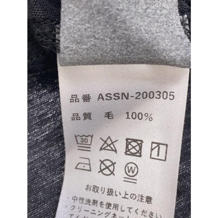 SNBYA.H WASHABLE MERINO WOOL TEE XL 美品 SNBYA.H/WASHABLE MERINO TEE/Tシャツ/1/ウール/GRY/ASSN-200305