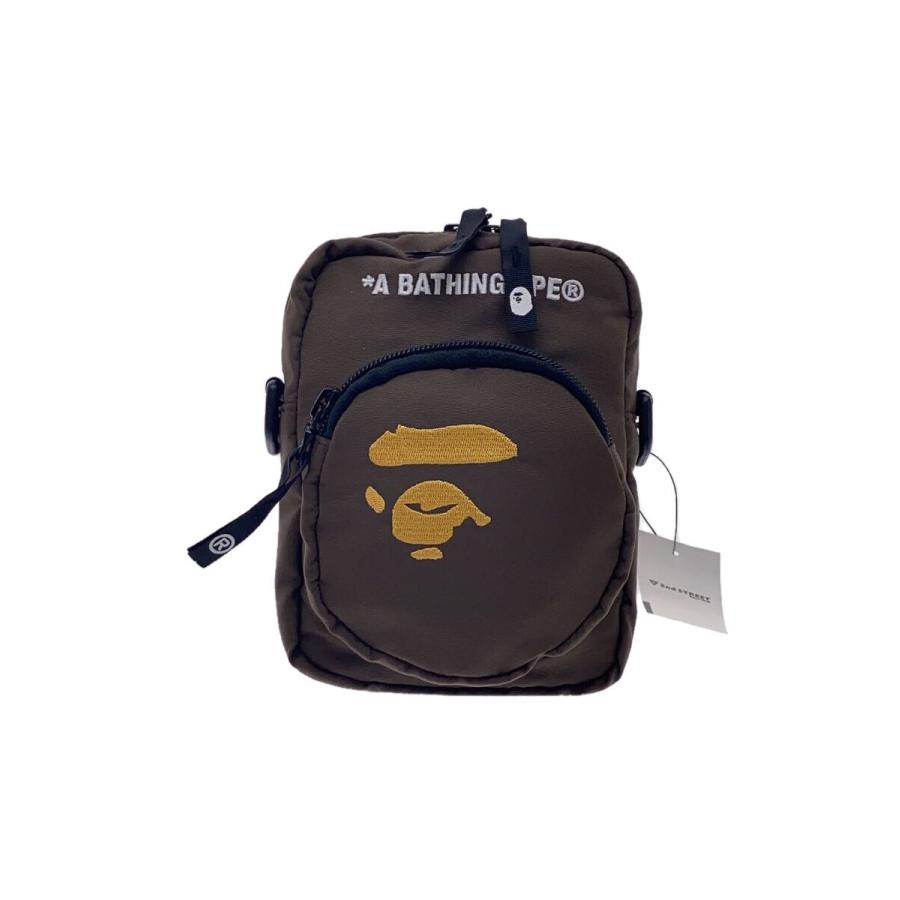 A BATHING APE◇ショルダーバッグ/ナイロン/BRW : セカンド A BATHING APE◇ショルダーバッグ/ナイロン/BRW : セカンド