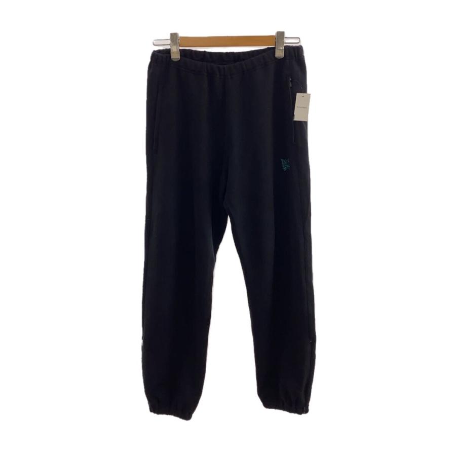 Needles◇23SS/LOFTMAN別注/ZIPPED SWEAT PANTS/M/コットン/BLK/LQ475
