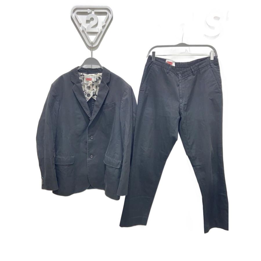 Supreme◇17SS/Suit/セットアップスーツ/M/コットン/ブラック
