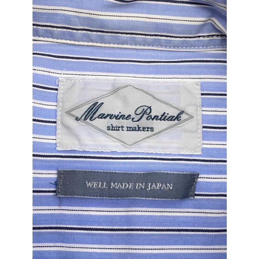 Marvine Pontiak shirts makers◇ストライプロングシャツ/長袖シャツ 