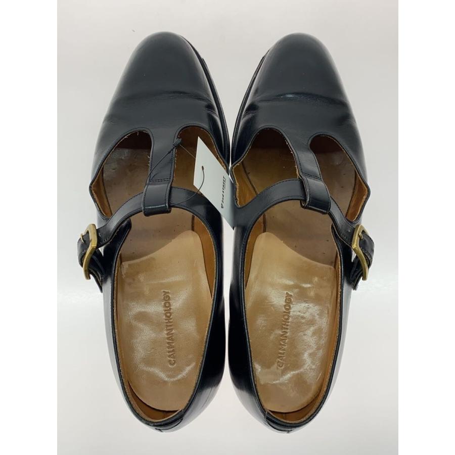 CALMANTHOLOGY◇T.STRAP/シューズ/革靴/UK6.5/BLK/レザー/A3254