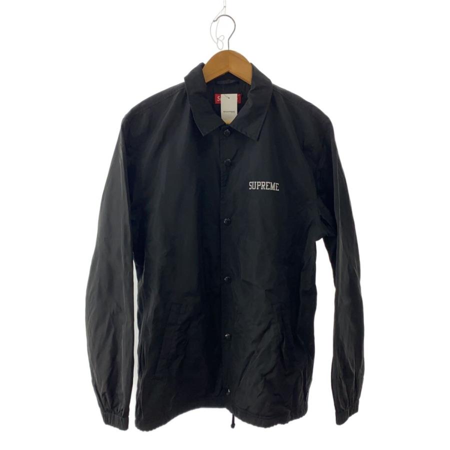 Supreme◇15SS/前田俊夫/Coaches Jacket Black/コーチジャケット/M/BLK