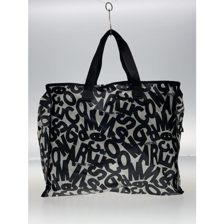 COMME des GARCONS◇ホリデーコレクション/トートバッグ/ナイロン/BLK 