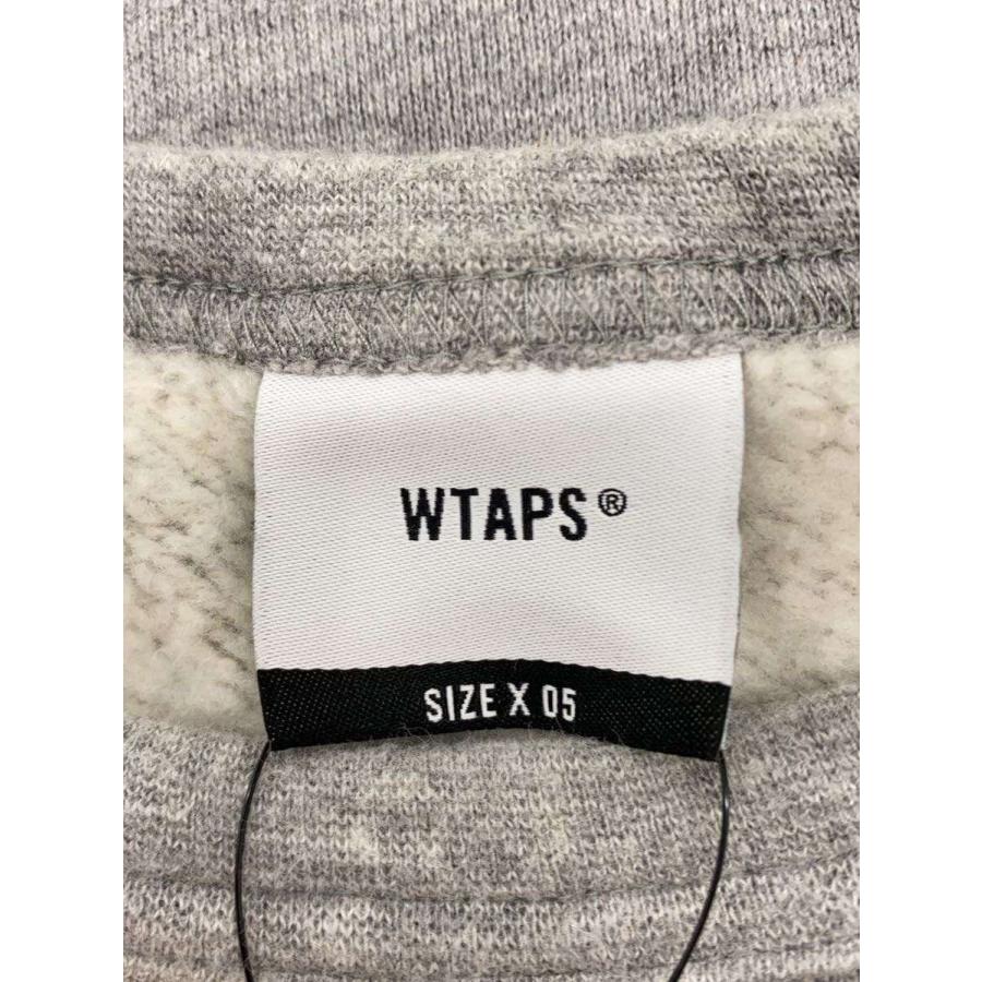 WTAPS◇スウェット/5/コットン/GRY/212ATDT-CP01S WTAPS ダブル 