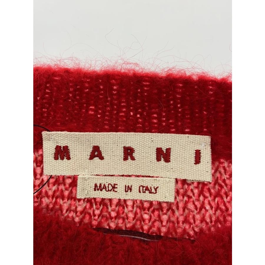 MARNI◆ニット・セーター(厚手)/46/モヘア混/RED/ドット/GCMG0352Q0//_2