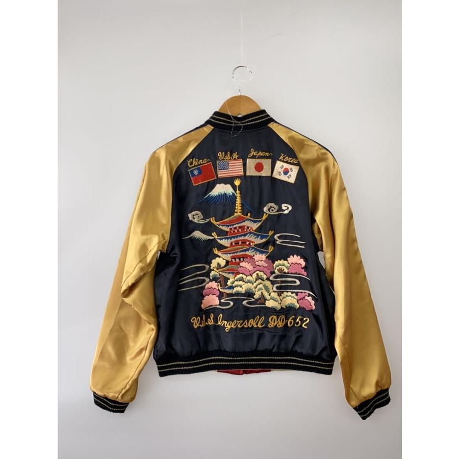 美品 テーラー東洋 スカジャン 舞妓 五重塔 Mサイズ リバーシブル TAILOR 東洋◇NO-175_五重塔/スカジャン_リバーシブル/M/ポリエステル