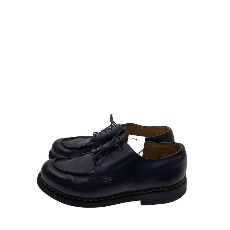 Paraboot◇CHAMBORD/シャンボード/ドレスシューズ/革靴/UK9/BLK/レザー