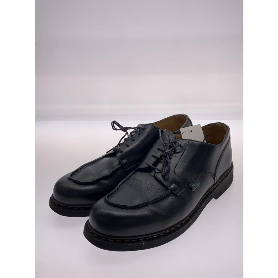 Paraboot◇CHAMBORD/シャンボード/ドレスシューズ/革靴/UK9/BLK/レザー