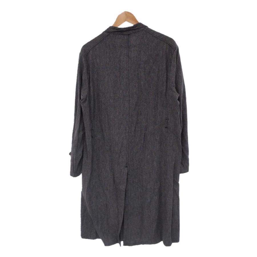 black chambray coat/ブラックシャンブレーアトリエコート/グレー/無地//｜ssol-shopping｜02